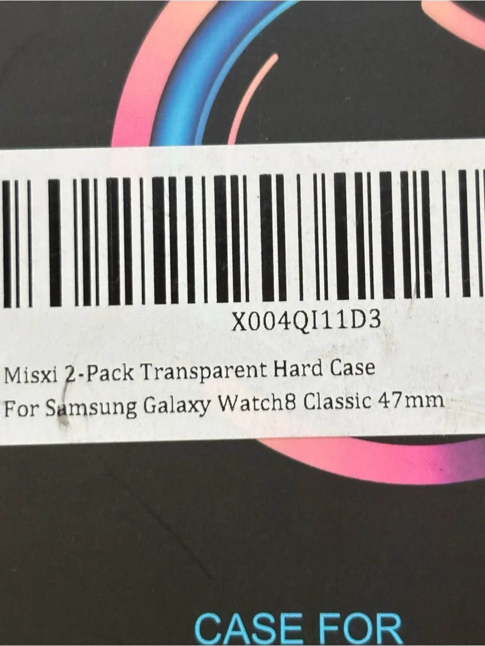New 2-Pack Samsung Galaxy Watch8 Hard Case